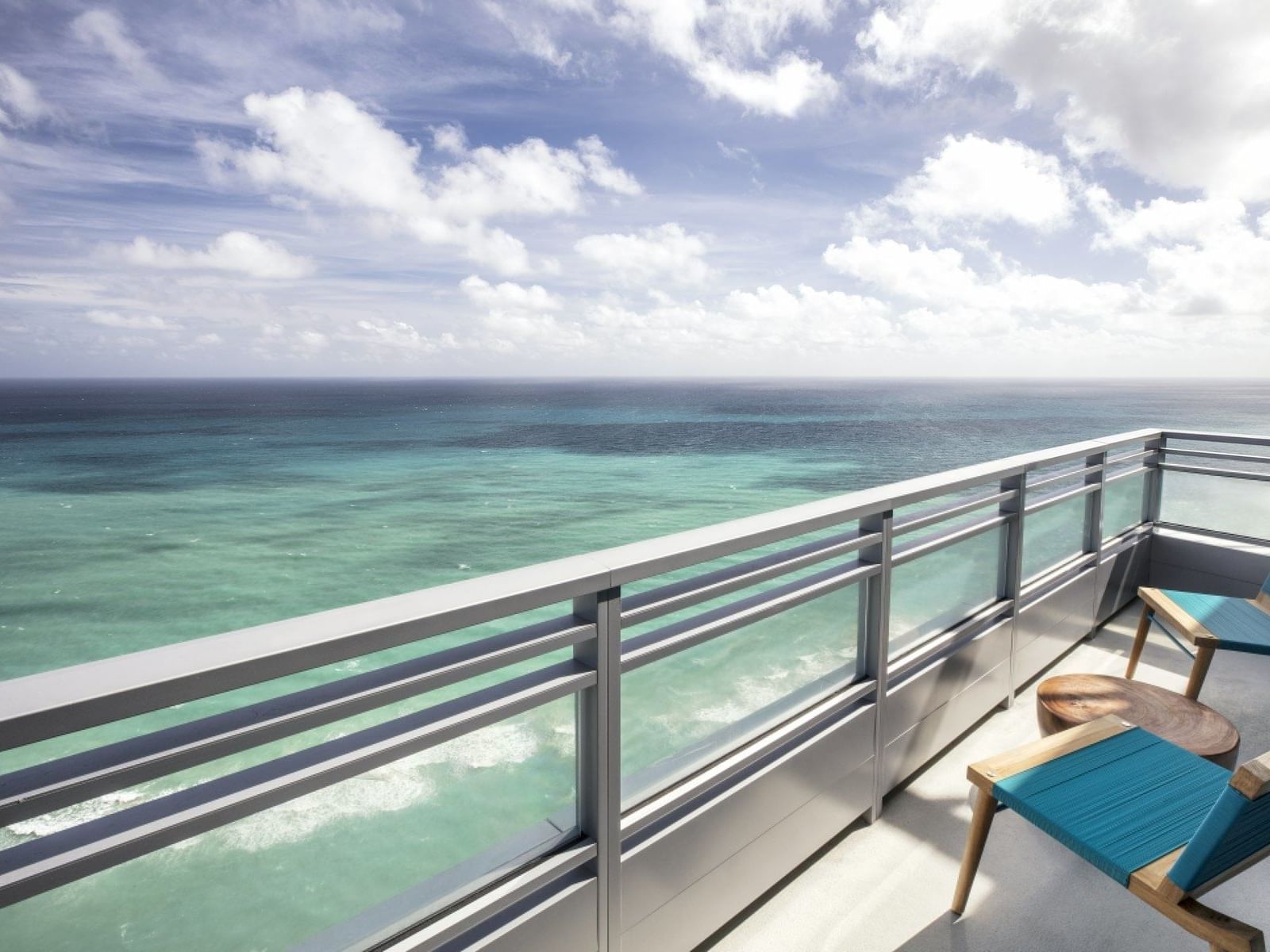 Balcony of the Partial Ocean View suite at Diplomat Resort