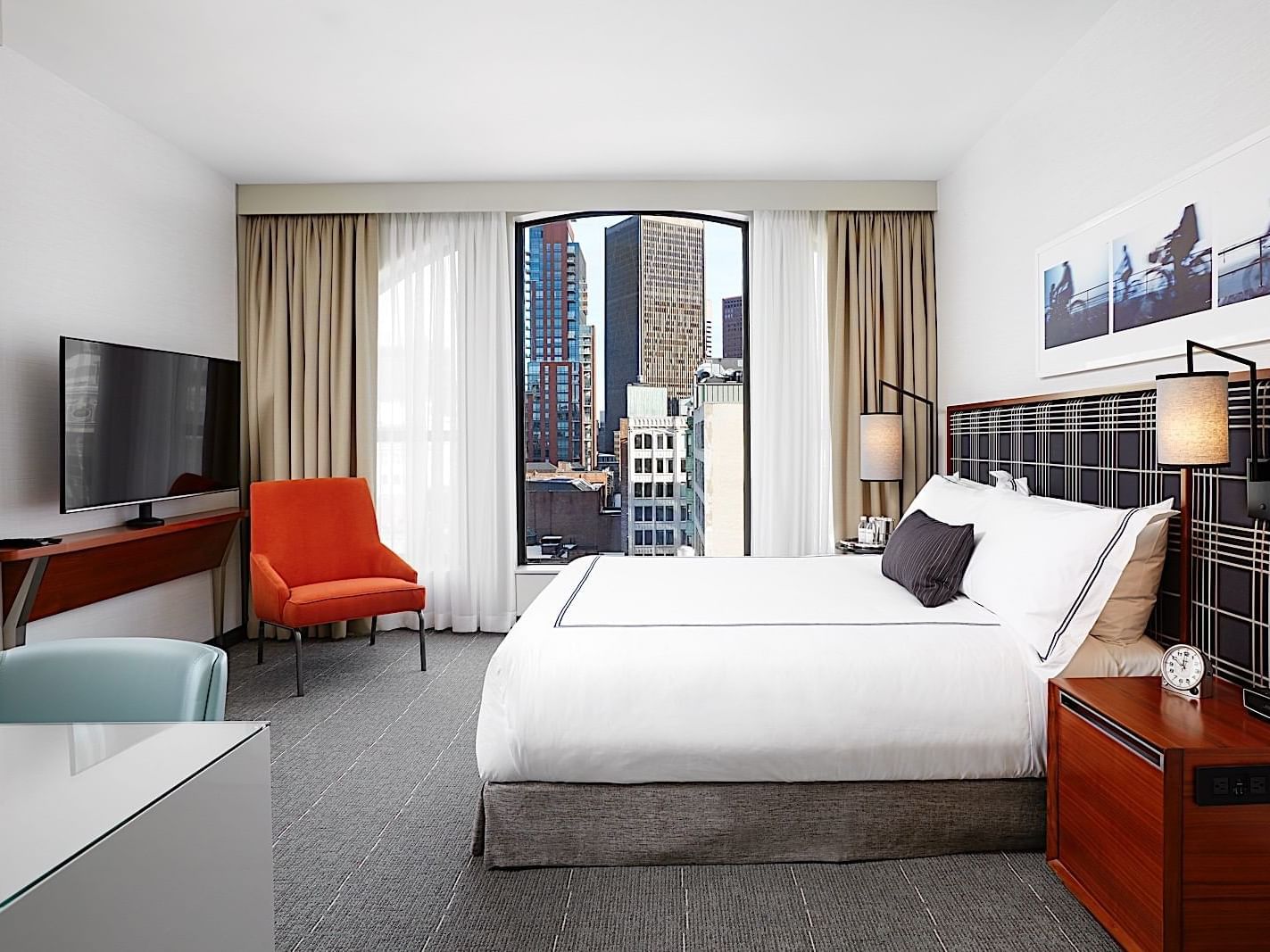 Interior of Executive King Room at The Godfrey Boston Hotel