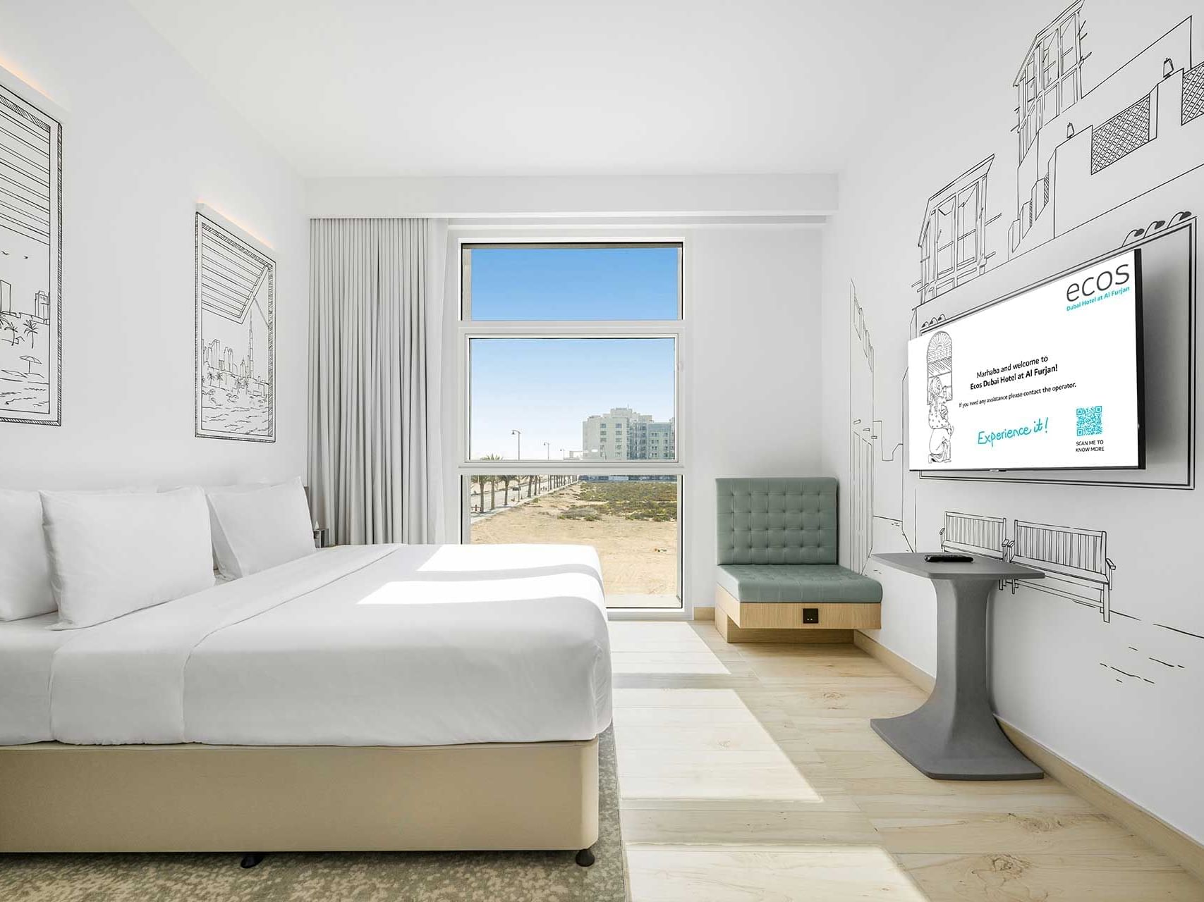 Family Room with 3 Connecting Rooms at ECOS Hotel Dubai