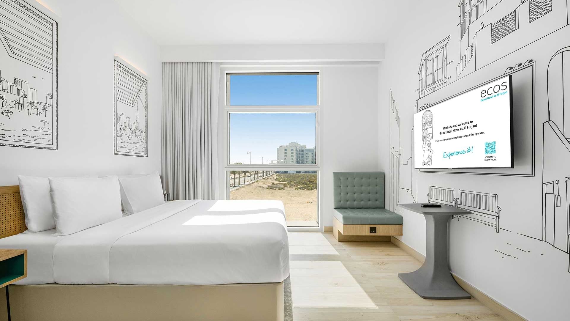 Family Room with 3 Connecting Rooms at ECOS Hotel Dubai