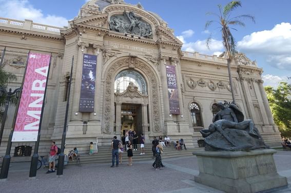 Exterior view of National Museum of Fine Arts near Hotel Ismael