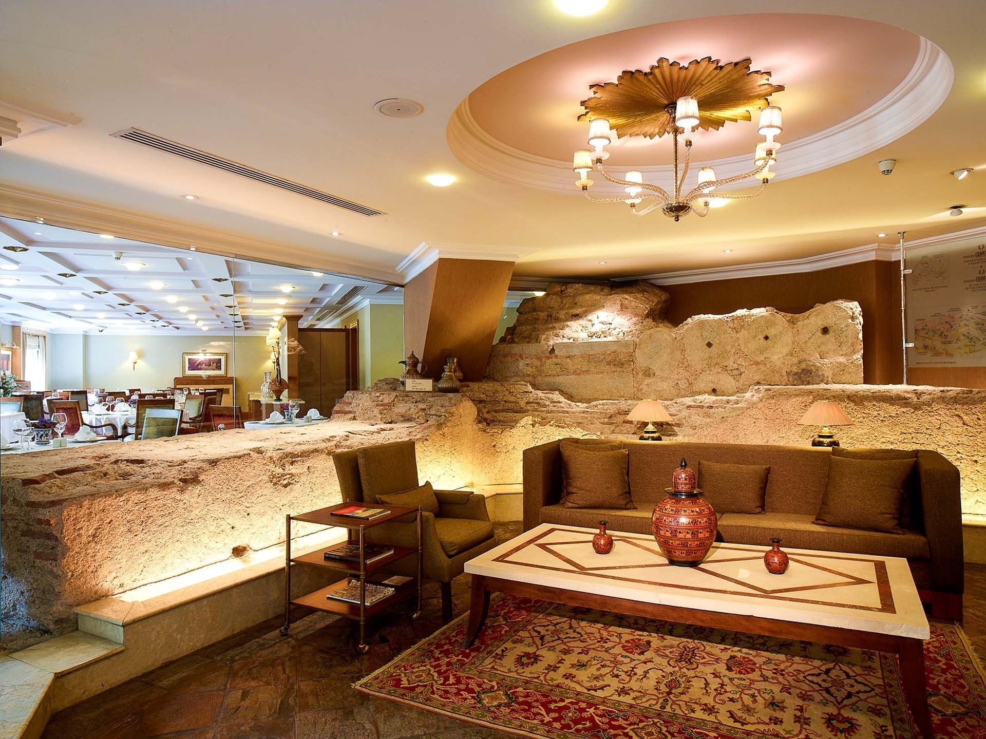 Sitting area at eresin hotel