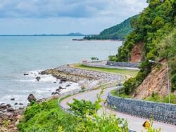 Aerial view of Noen Nang Phaya Viewpoint near Chatrium Resort