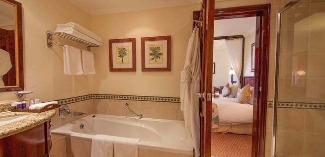 Bathroom at the Executive Suite at Lake Kivu Serena Hotel