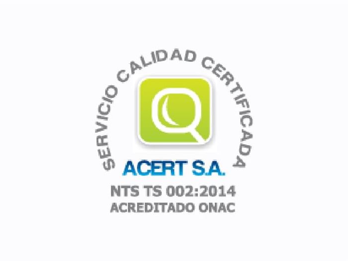 The official logo of The Acert S.A used at Hotel Isla Del Encanto