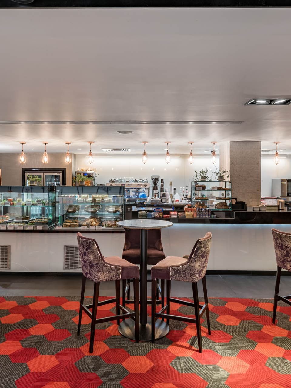 Dining area in The Deli at Marble Arch at Thistle Marble Arch