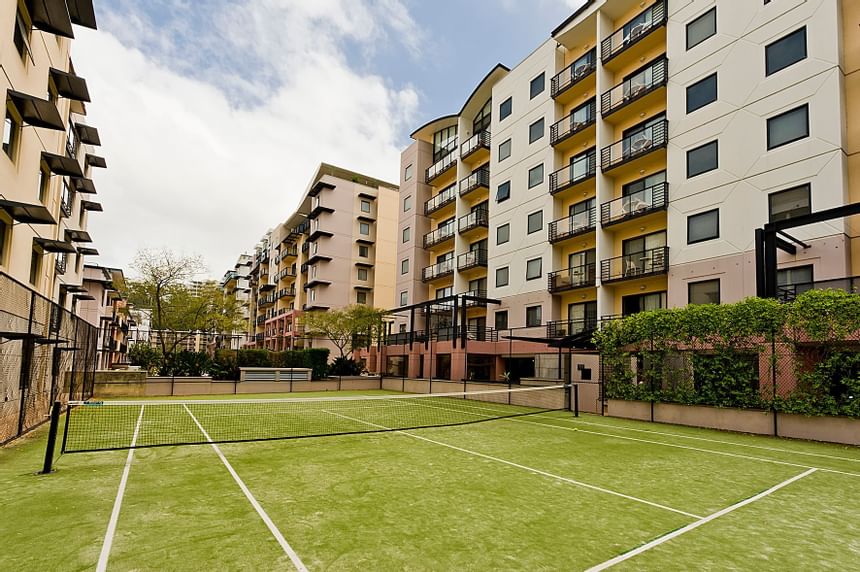 Outdoor Tennis Court area at Nesuto Curtin Perth Hotel