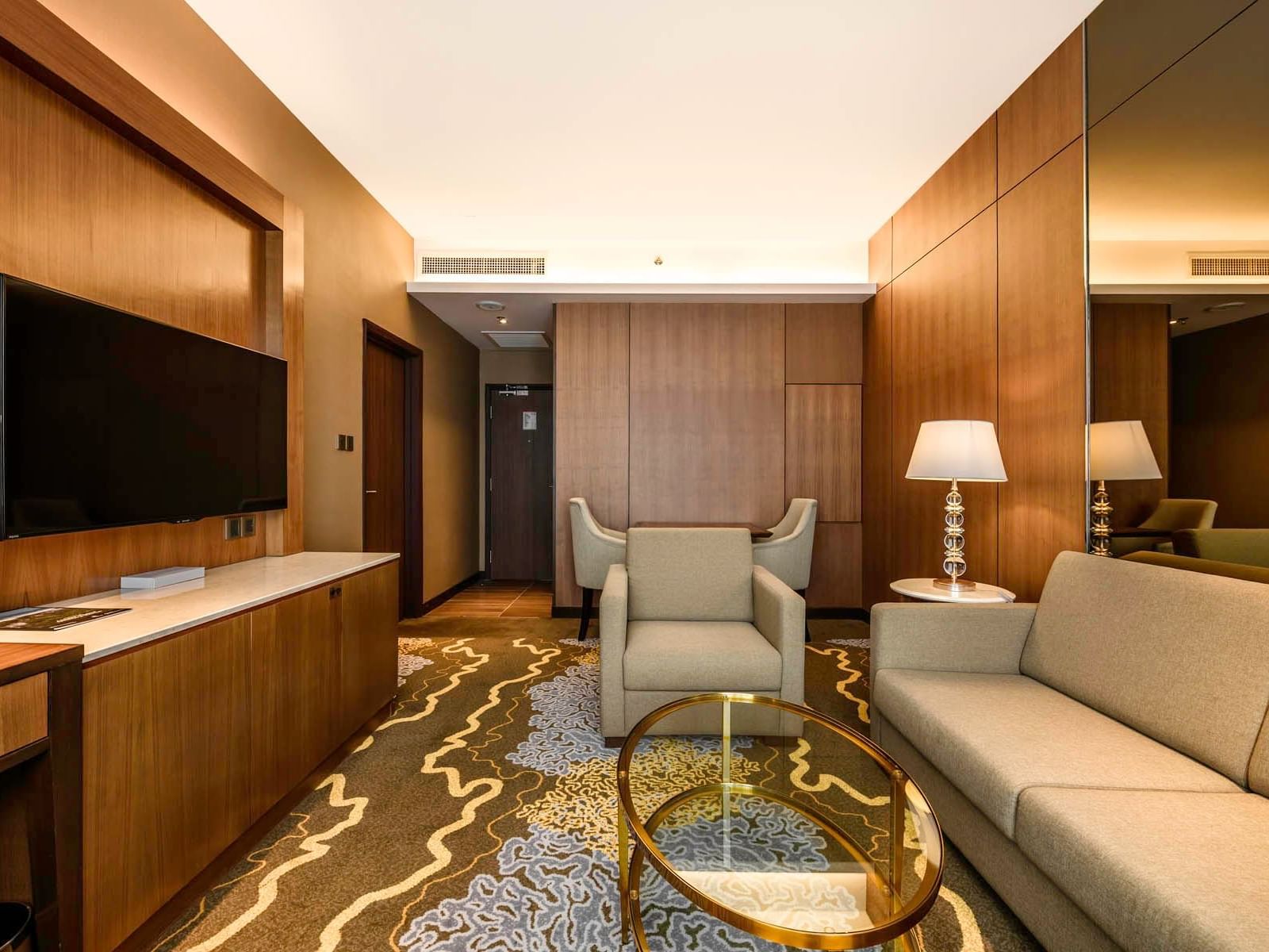 Executive Suite room with living area at St. Giles Wembley