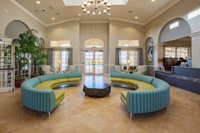 Seating in club house