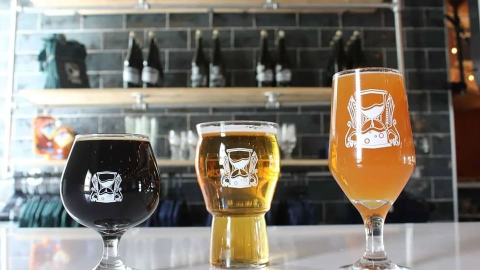 Beers of Hourglass Brewing near Legacy Vacation Resorts