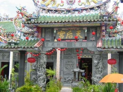 Exterior of Hainan Temple near Cititel Penang Hotel