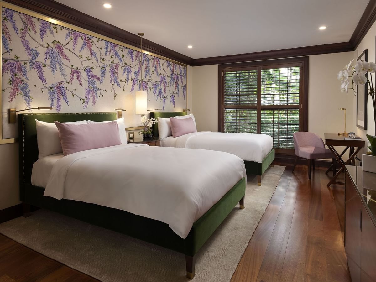Luxury Guestroom with Double Beds bedroom at Brazilian Court