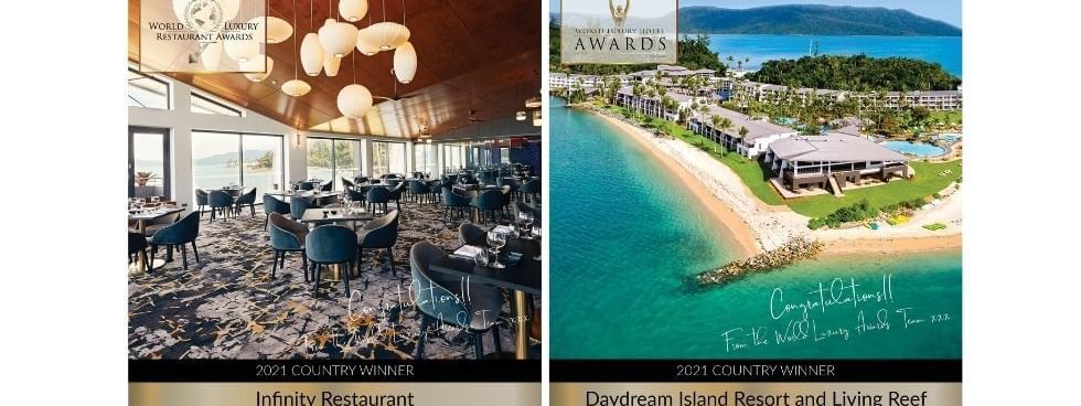 Posters of the Award won by Daydream Island Resort