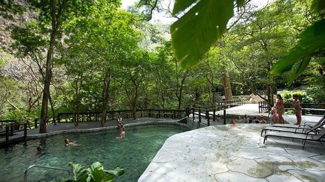 Rincón de la Vieja Volcano pool near Buena Vista Del Rincon