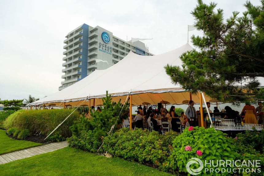 Tented wedding