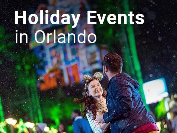 Holiday Events in Orlando poster used at Lake Buena Vista Resort Village & Spa