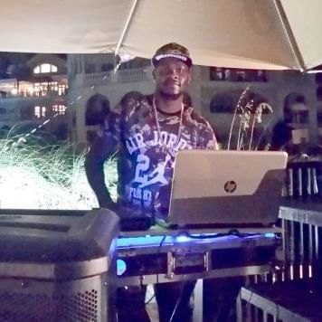 Dj at the 10th Anniversary celebrations of Somerset Grace Bay