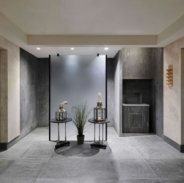 Dampfbadbereich im BeFine Spa des Titanic Gendarmenmarkt Berlin.