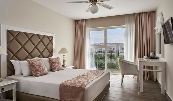 Superior Pool View Room with a King bed at Kairaba Sandy Villas