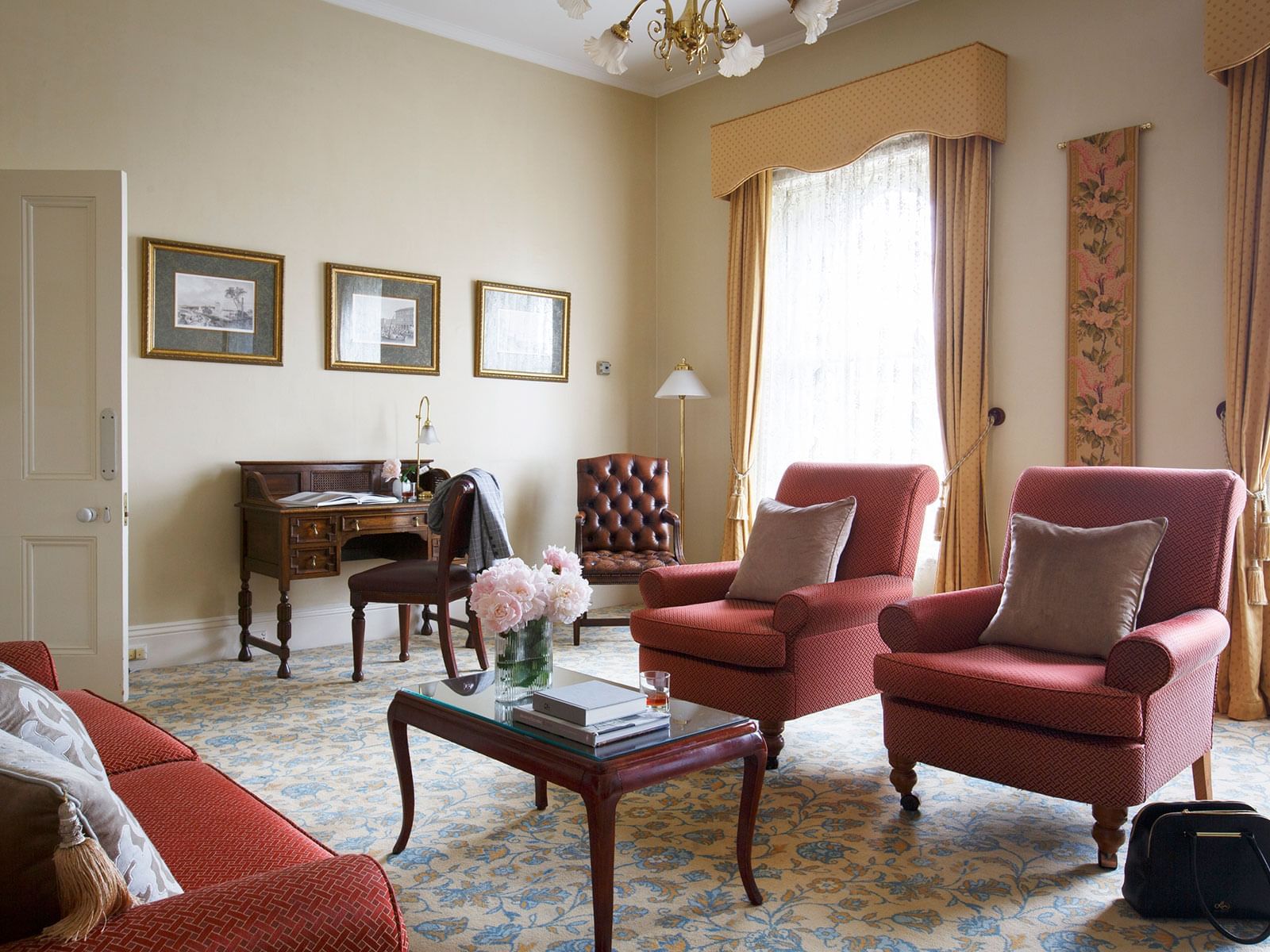 Victorian Suite Living Room at The Hotel Windsor Melbourne