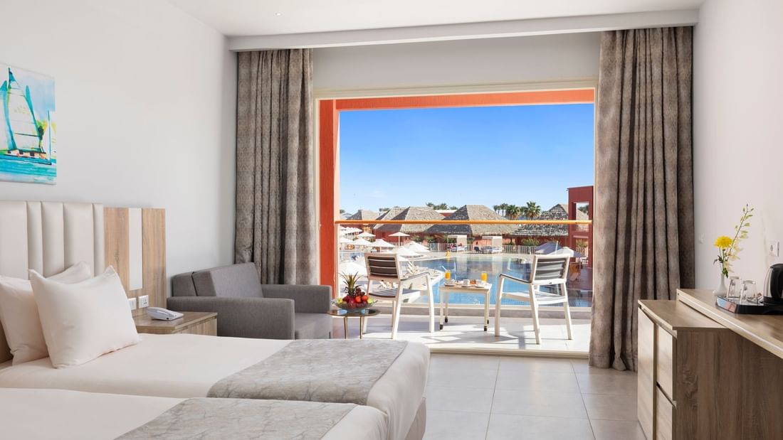 Deluxe Room With Pool View at Pickalbatros Laguna Vista Hotel in Sharm El Sheikh