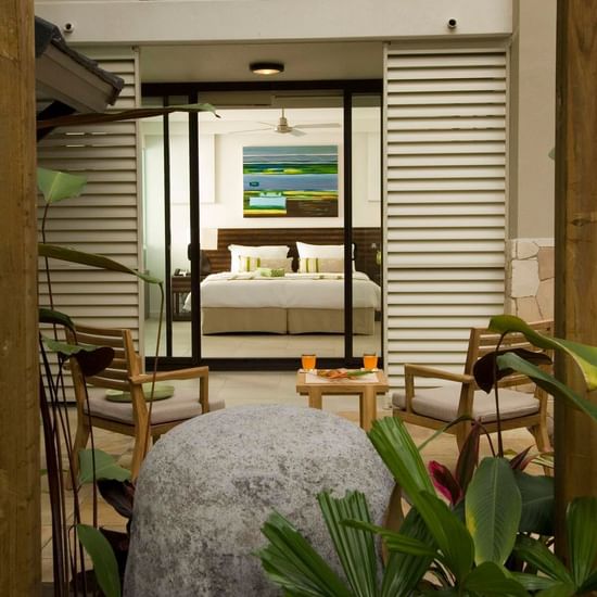 Comfortable sleeping area at Pullman Port Douglas sea temple resort and spa 