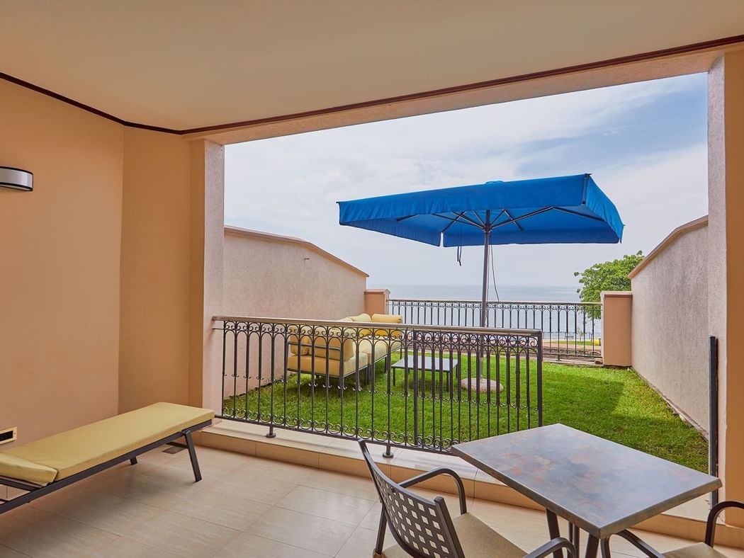 Balcony & patio in Superior Deluxe Room at Goma Serena Hotel