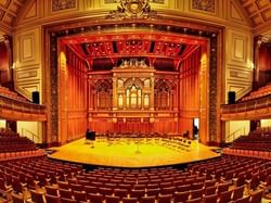 a stage in a theatre