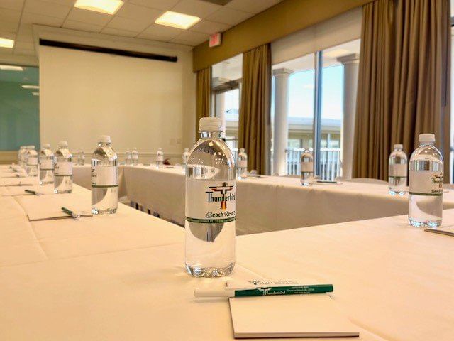 Meeting room amenities provided at Thunderbird Beach Resort