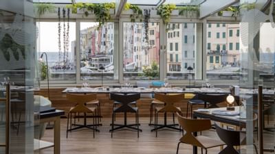 Dining area- Grand Hotel Portovenere
