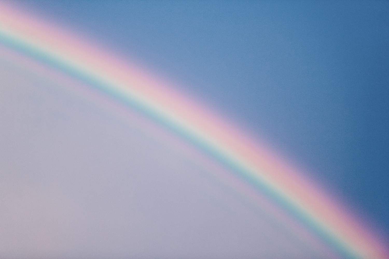 Bright rainbow in Hawaii near Waikiki Resort Hotel