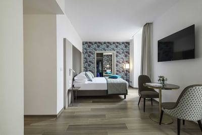 Harmonia Room with a sitting area at Sublimis Boutique Hotel Camogli