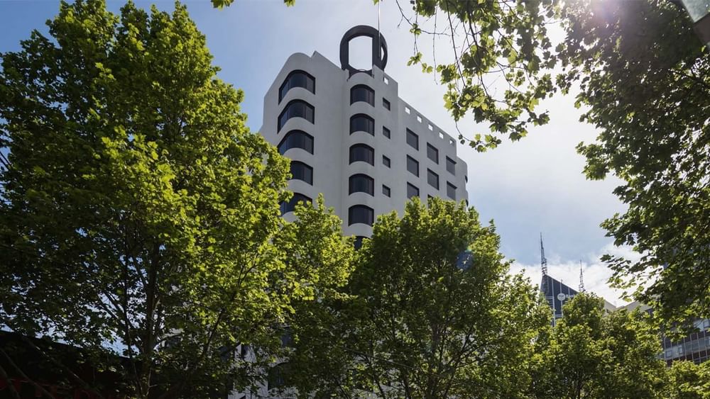 Low angle view of Pullman Melbourne City Centre