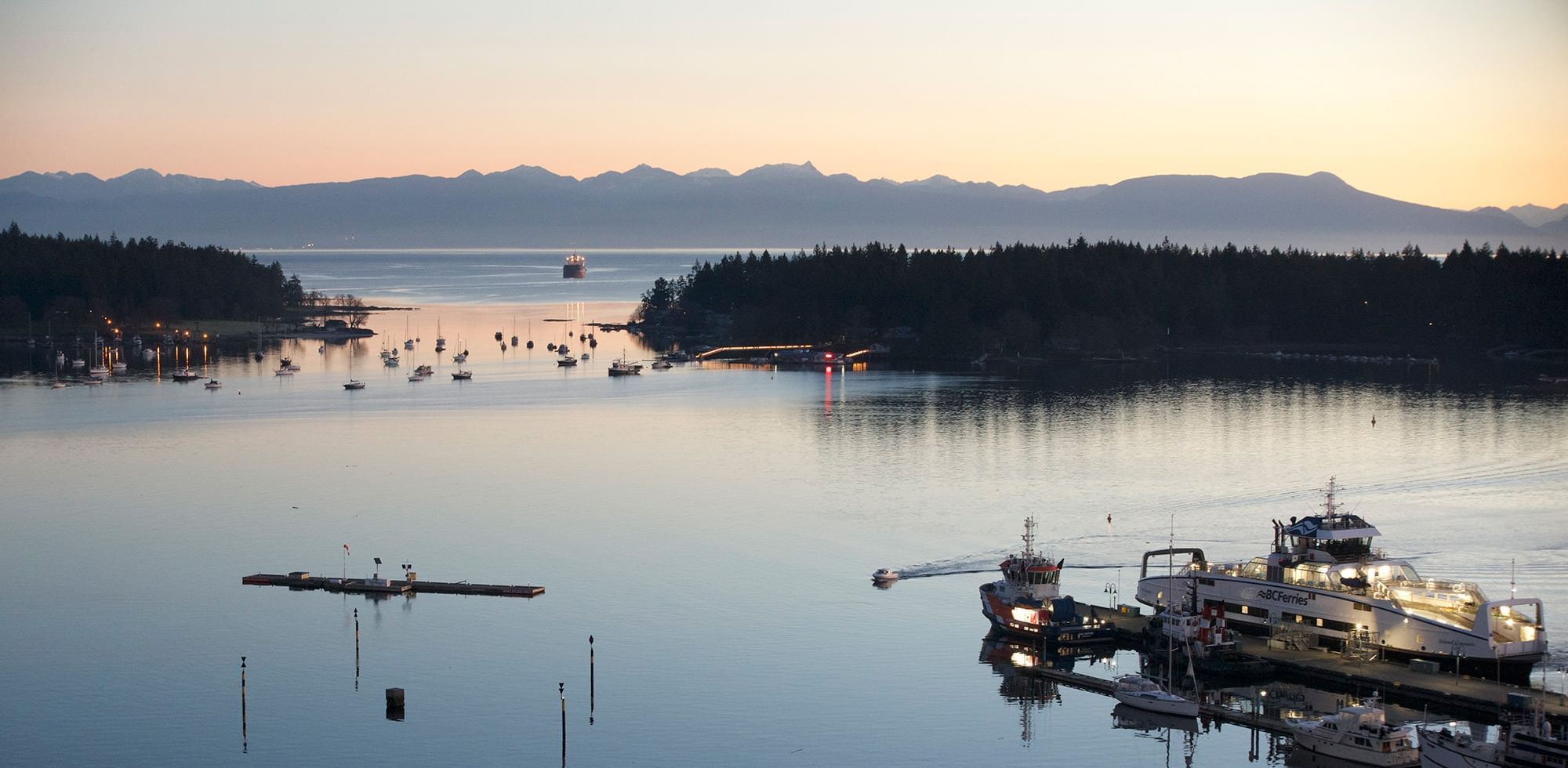 View of Nanaimo harbour