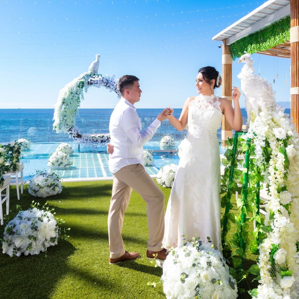 sesion de fotos antes de la boda en vallarta