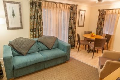 Woodford Bridge Country Club One Bedroom Lodge Living Room