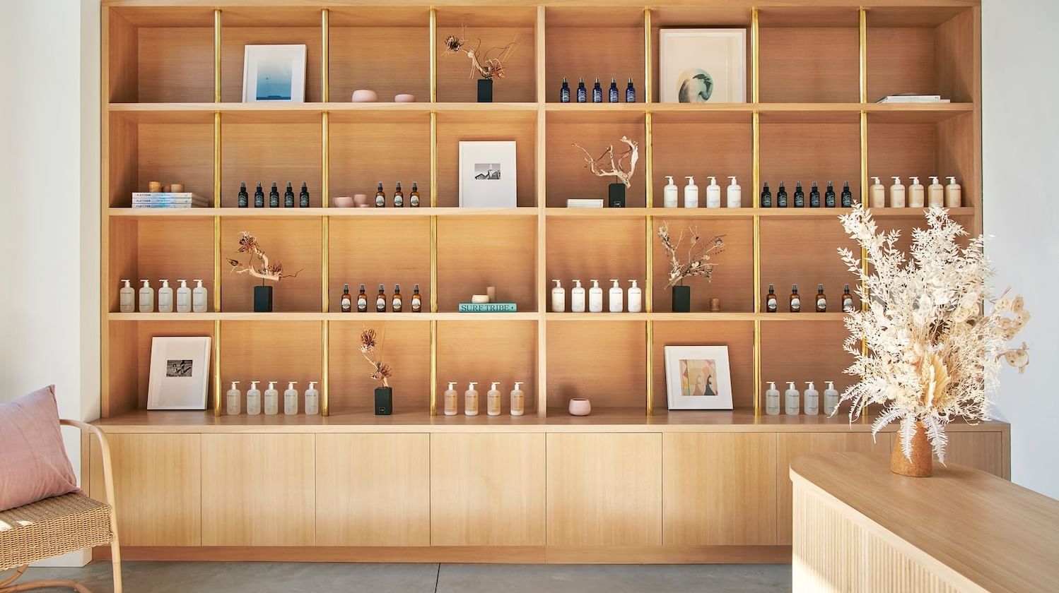 Essential organic product store in Spa at The Rockaway Hotel
