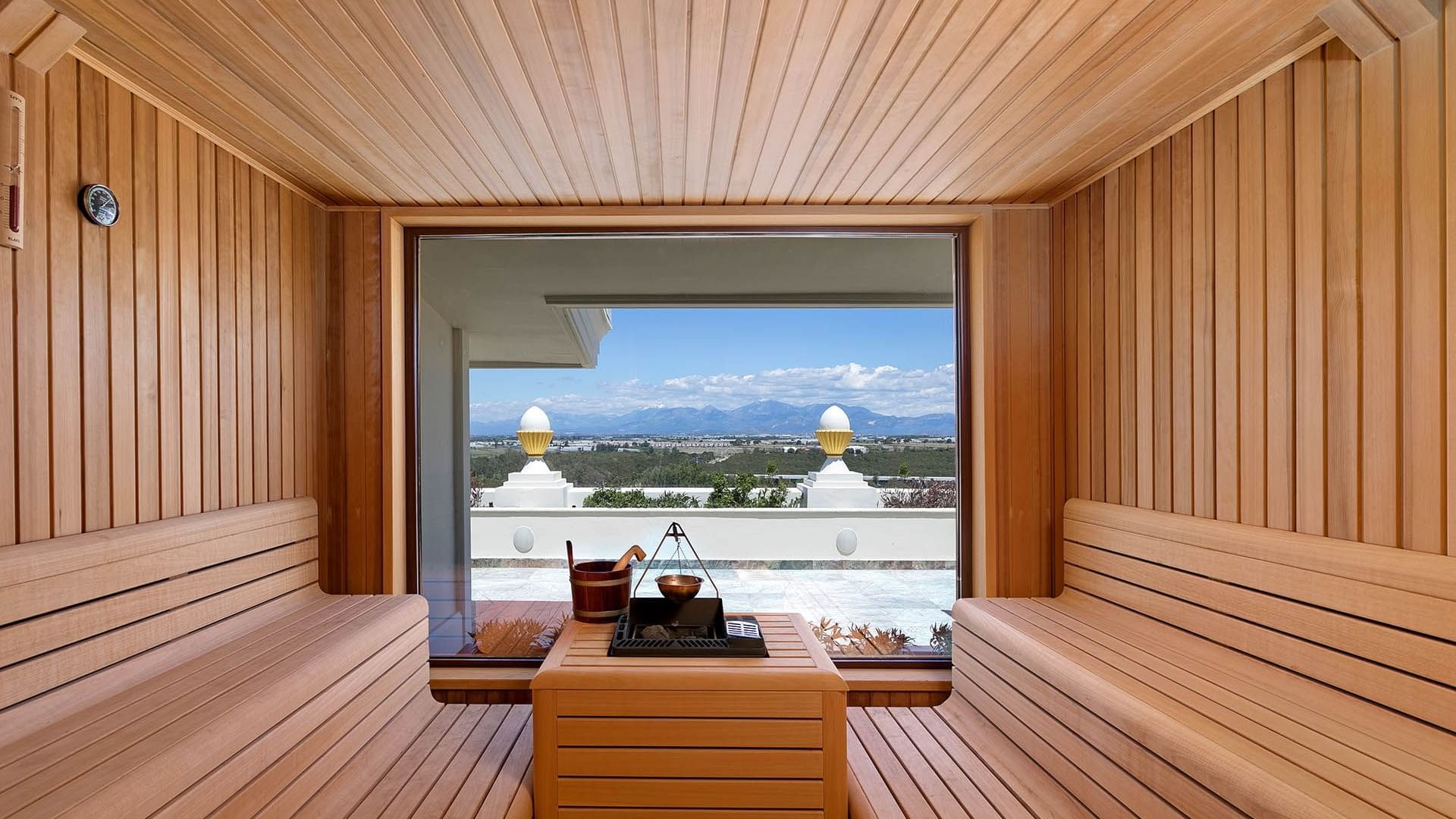 Titanic Mardan Sarayı'ndaki Kral Süitte ahşap sauna