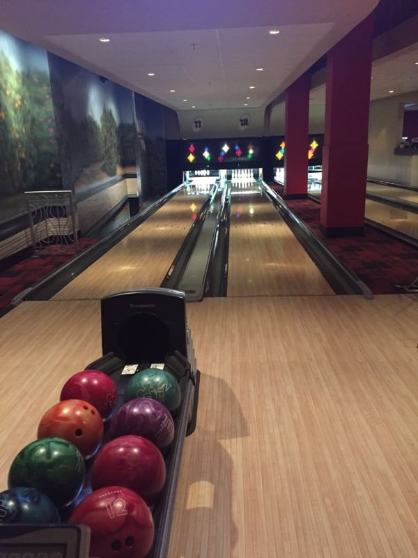 The bowling lanes near Lake Buena Vista Resort Village & Spa