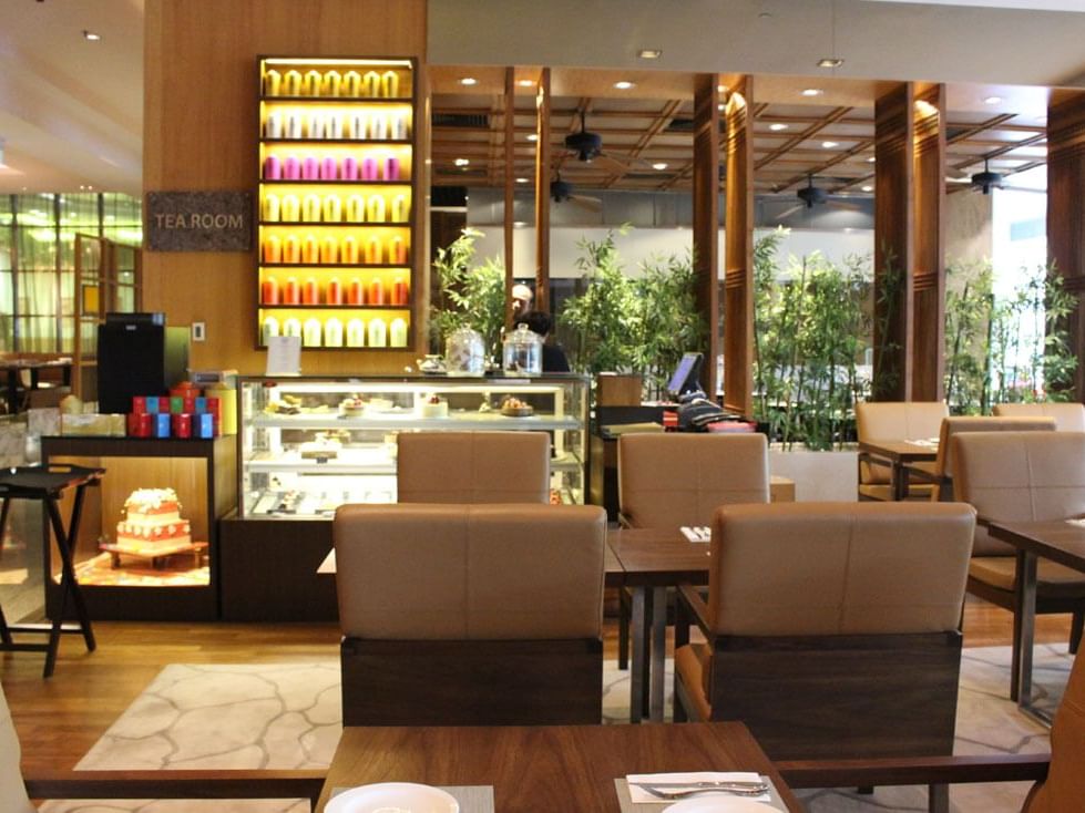 Interior view of a dining hall at Amara Hotel Singapore