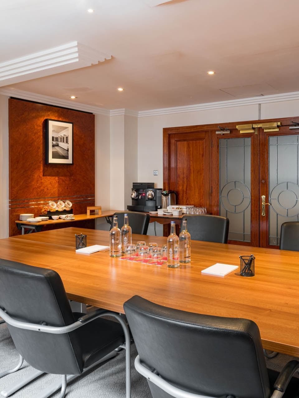 Conference set-up in Mayfair venue at Thistle Marble Arch