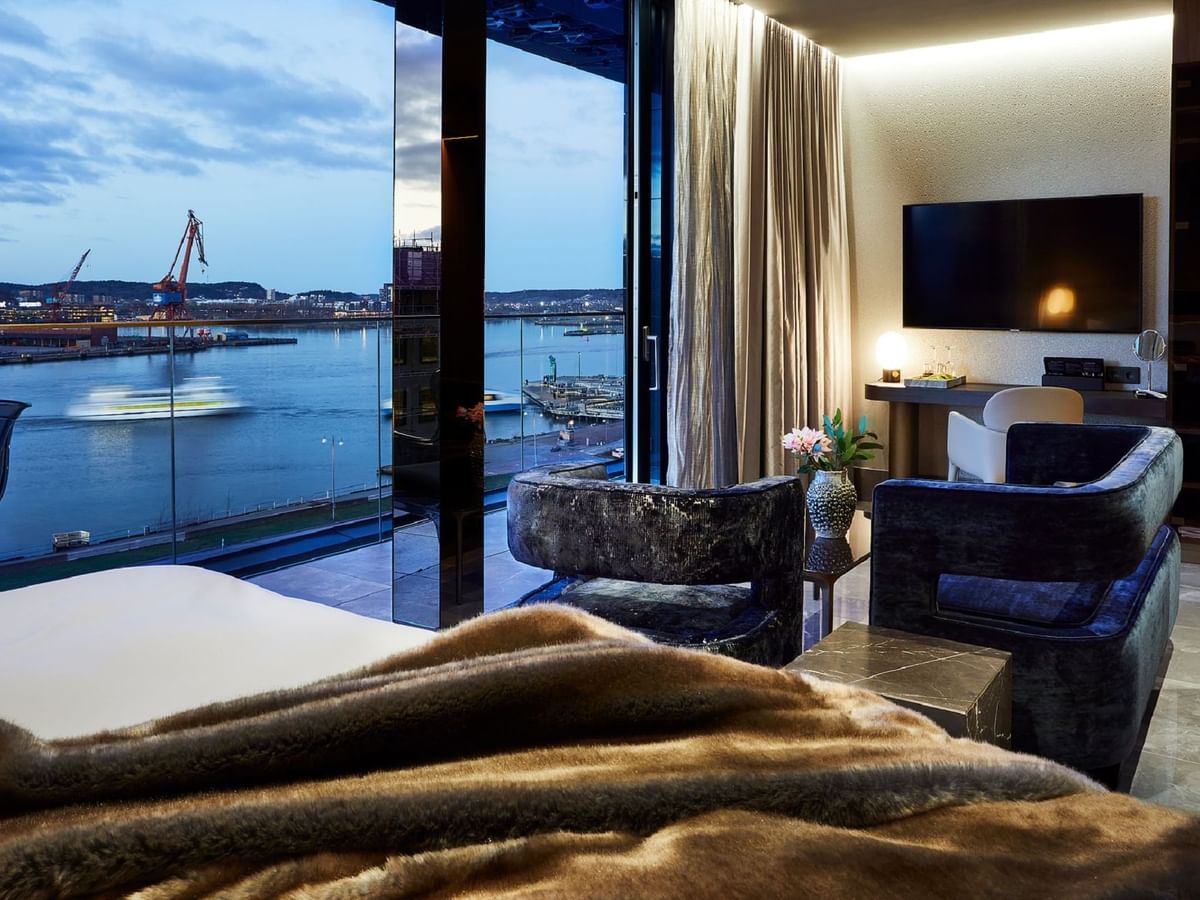 Penthouse Room at Hotel Riverton Gothenburg