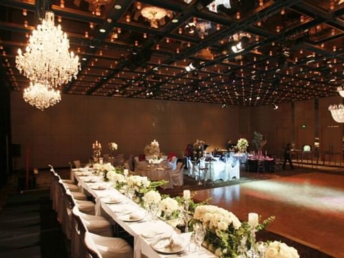 Wedding Reception area at Sofitel Sydney Wentworth