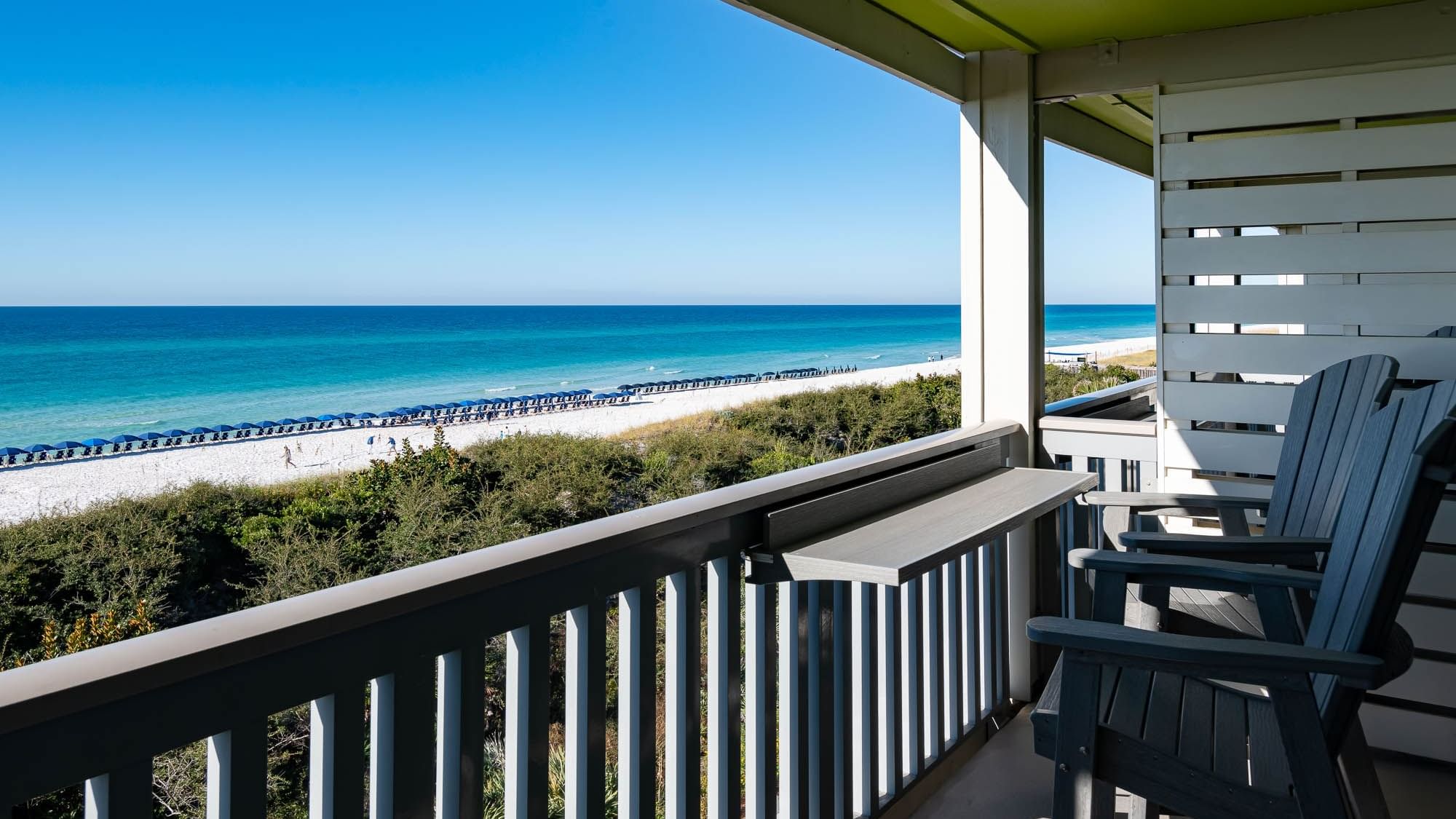 Premium Gulf View Room Balcony at WaterColor Inn