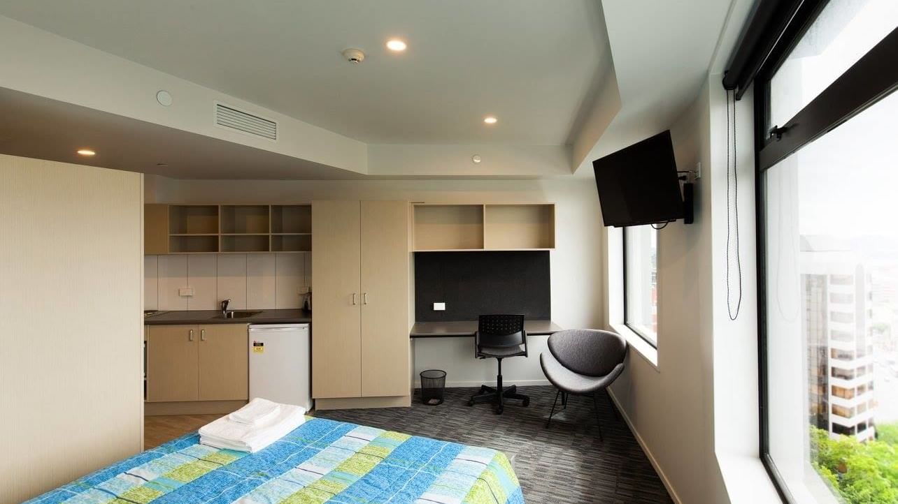 55 Symonds Street_Studio Double Deluxe Bed