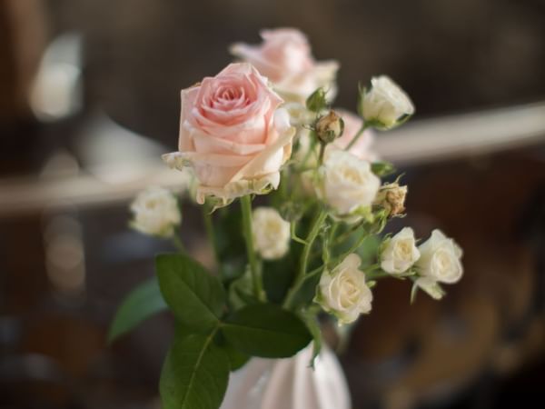 Blumen Wellnesshotel ...liebes Rot-Flüh im Tannheimer Tal in Tirol, Österreich in Grän