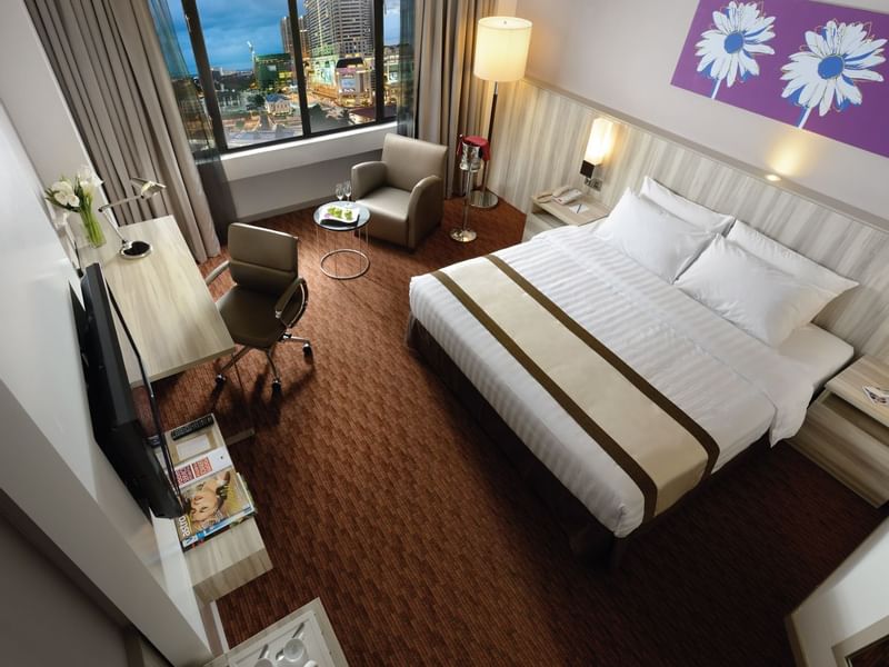 Image 120: Room layout of Sunway Putra Hotel's Family Twin Room