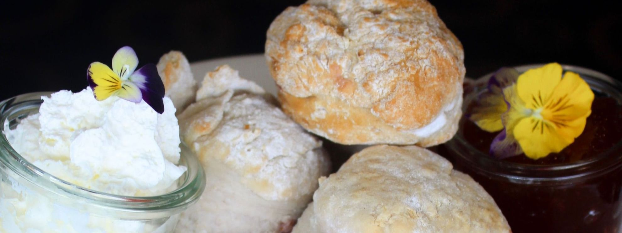 high tea , scones and cakes