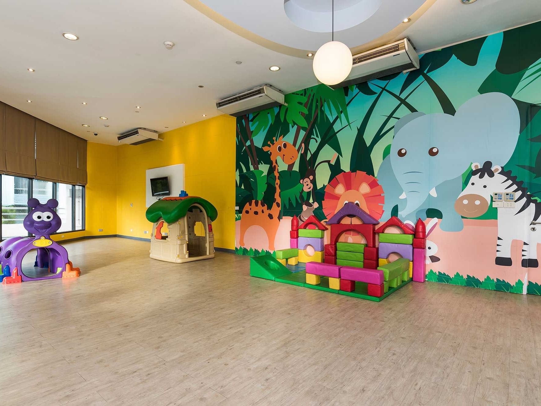 Interior of the Kids zone at Chatrium Residence Sathon Bangkok