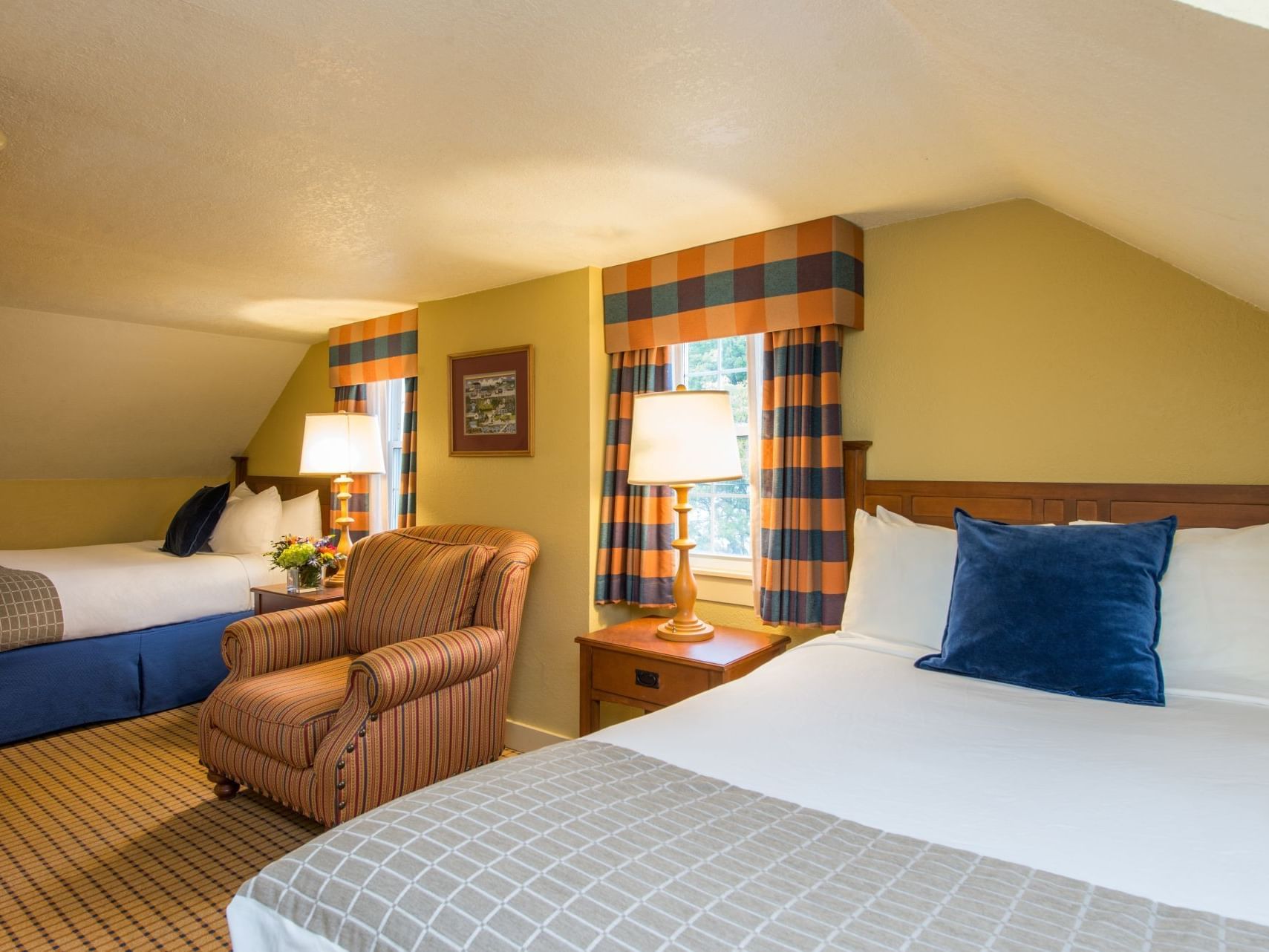 Interior of the Historic Two Doubles Room at Wolfeboro Inn